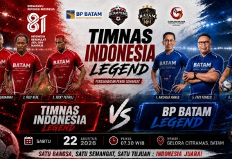 Timnas Indonesia Legend Turun ke Batam, Hidupkan Ghirah Sepak Bola dari Grassroots Hingga Internasional