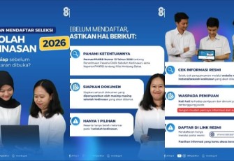 Badan Kepegawaian Negara (BKN) menetapkan jadwal penerimaan peserta didik Sekolah Kedinasan Tahun 2026