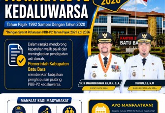 Pemkab Batu Bara Hapus Piutang PBB - P2 Kedaluwarsa, Warga Diminta Segera Manfaatkan
