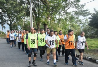 Taklukkan Medan Ekstrem 10 Km, PJU Kodaeral IX Uji Stamina dalam Pra Samapta