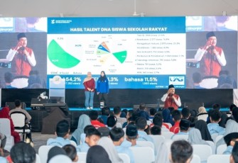 Menteri Sosial Saifullah Yusuf atau Gus Ipul di Sekolah Rakyat Kabupaten Ngawi, Jawa Timur, pada Sabtu (19/9/2026).