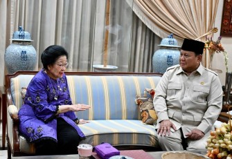 Prabowo Subianto berdialog dengan Megawati di Jakarta, Selasa 29 September 2026