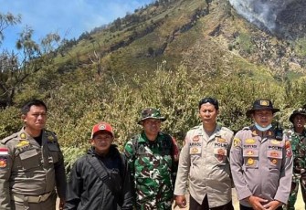 Penanganan karhutla Bondowoso
