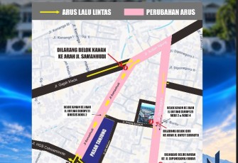 Pemkab Jember Uji Coba Perubahan Arus Lalu Lintas Jalan Diponegoro Mulai Senin