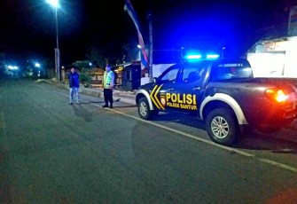 Polsek Bantur Gencarkan Patroli Dini Hari, Sisir Lokasi Rawan Gangguan Keamanan