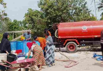 BPBD Tanjungpinang Salurkan 611,9 Ton Air Bersih ke Warga Sepanjang Februari