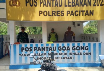 Personel Gabungan TNI Polri Lakukan Pengamanan Operasi Ketupat Semeru Menjelang Idul Fitri 1447 H
