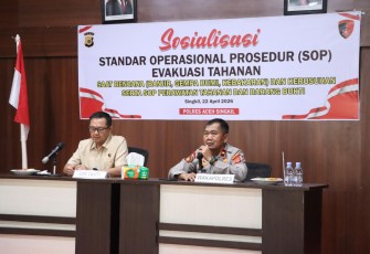 Dit Tahti Polda Aceh Sosialisasikan SOP Terbaru Evakuasi Tahanan di Polres Aceh Singkil