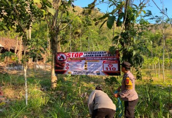 Polres Blitar Kota Polda Jatim terus menggencarkan langkah preventif untuk mencegah terjadinya kebakaran hutan dan lahan (karhutla) di wilayah hukumnya