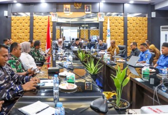 Bupati Bintan Pimpin Rapat Koordinasi Pencegahan Dan Kesiapsiagaan Karhutla Serta Kekeringan