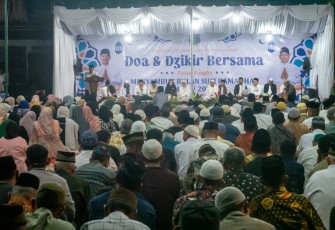 Ribuan Warga Kota Tebing Tinggi Ikuti Doa dan Zikir Bersama