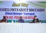 Kadis Budpora Waston Simbolon saat membuka acara Forum Group Discussion (FGD) di Aula Hotel Sitio-tio Kecamatan Pangururan