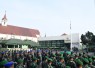 Suasana upacara bendera di Korem 073/Mkt 