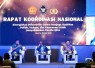 Rapat Koordinasi Nasional Polhukam, bertempat di East Java Ballroom Westin Hotel, Jakarta Selatan, Senin (29/5/2023).