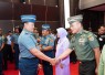Panglima TNI Laksamana TNI Yudo Margono, S.E., M.M., saat menerima laporan korps kenaikan pangkat 33 Perwira Tinggi (Pati) TNI di Mabes TNI, Cilangkap, Jakarta Timur, Jumat (22/9/2023).
