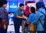 Kasal Laksamana TNI Muhammad Ali saat halalbihalal di Jakarta, Jum'at (19/4)