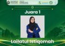 Mahasiswi Universitas Trunojoyo Madura juara 1