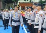 Kapolres Karanganyar, Arman Sahti, memimpin Apel Gelar Perlengkapan dan Personel, di Lapangan Wira Satya, Kamis (30/4/2026) pagi.