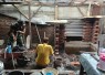 Pengerjaan sanitasi rumah Tariyah di Dusun Sumur