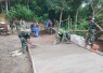 Pengerjaan rabat jalan di Desa Sukorejo