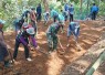 Kerja bakti pelebaran jalan
