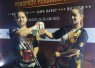 Aurellia dan Clarisa di Kejurnas Menembak Multi Event 3 Provinsi, Jakarta, Minggu (28/6)