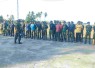 Apel pagi personel satgas TMMD