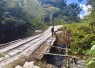 Pembangunan jembatan beton di kampung Sesor