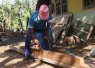 Pembuatan kusen RTLH