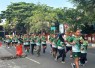 Aerobik lari santai anggota Kodim Tulungagung