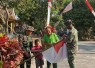 Pasang bendera merah putih sambut HUT Ke-81 Kemerdekaan RI