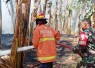 Pemadaman api di wilayah desa binaan