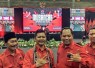 Ketua DPC PDI Perjuangan Blora Andita Nugrahanto ( kedua dari kiri) dalam acara Musancab di GOR Mustika Blora,  Jumat (22/5/2026)