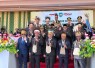 Kasdam XVIII/Kasuari, Brigjen TNI Dian Hardiana, S.I.P., bersama Wakil Ketua Persit KCK Daerah XVIII/Kasuari Ny. Lilis Dian Hardiana menghadiri Upacara memperingati Hari Ulang Tahun ke-23 Kab. Teluk Bintuni di Gelanggang Argosigemerai SP 5, Distrik Bintuni Timur