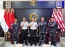 Komandan Kodaeral IX, Laksamana Muda TNI Hanarko Djodi Pamungkas, S.H., M.H., menerima audiensi Kepala Kantor Wilayah Direktorat Jenderal Imigrasi Maluku, Gindo Ginting, S.H., M.H., beserta rombongan di Lobby Mako Kodaeral IX, Halong, Kecamatan Baguala, Kota Ambon