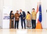 Menteri Ekonomi Kreatif/Kepala Badan Ekonomi Kreatif (Ekraf), Teuku Riefky Harsya (kedua kiri), berbincang dengan Duta Besar Prancis untuk Indonesia, Timor-Leste, dan ASEAN, H.E. Fabien Penone (tengah), saat menghadiri resepsi dan peragaan busana inkubator PINTU France–Indonesia di Kediaman Duta Besar Prancis, Jakarta, Selasa (28/07/2026) 