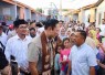 Menko Infrastruktur dan Pembangunan Kewilayahan Agus Harimurti Yudhoyono (AHY), didampingi Gubernur Jatim Khofifah Indar Parawansa dan Bupati Gresik Fandi Akhmad Yani