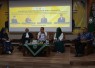 Juliyatmono saat mengisi seminar Program Kemitraan dan Bina Talenta "Implementasi Permendiktisaintek Nomor 10 Tahun 2026 Dalam Peningkatan Mutu Internal Perguruan Tinggi", di Studitorium Kampus Umuka Solo, Senin (3/8/2026)