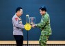 Kapolri Jenderal Polisi Drs. Listyo Sigit Prabowo, M.Si., menghadiri makan siang bersama Menteri Koordinator Bidang Politik dan Keamanan RI, Jenderal TNI (Purn.) Djamari Chaniago, di Denma Mabes TNI AL, Cilangkap, Jakarta Timur, Selasa (11/8/2026)