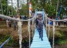 Hujan Tak Halangi Pangkoarmada RI Resmikan Jembatan Kori dan Gelar Bakti Sosial di Negeri Tawiri