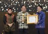 Kementerian Dalam Negeri (Kemendagri) meraih penghargaan pada kategori kementerian dalam Anugerah Hari Statistik Nasional Tahun 2026 
