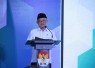 Menteri Pendidikan Dasar dan Menengah, Abdul Mu'ti, saat menyampaikan _keynote speech_ dalam peluncuran Indeks Integritas Pendidikan Nasional di Gedung Merah Putih KPK, Jakarta, Selasa (6/10). Fotografer: Destian