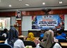 Direktur Sistem Penanggulangan Bencana BNPB, Agus Wibowo, saat memberikan sambutan dalam sosialisasi Portal Literasi Sejarah Bencana dan InaRISK Personal di Serang, Banten pada Rabu (14/10)