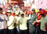 Komandan Korem 031/Wira Bima Brigjen TNI Agustatius Sitepu, S.Sos.,M.Si.,M.Han menghadiri puncak Perayaan Tradisi Bakar Tongkang di Kabupaten Rokan Hilir