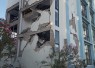 Kondisi kerusakan Dinding Gedung Kampus Unika Santu Paulus Ruteng.  Foto:Istimewa/Kordianus Lado