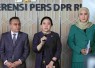 Ketua DPR RI Puan Maharani dalam Konferensi Pers pasca Sidang Paripurna di Nusantara II, Senayan, Jakarta, Selasa (8/9/2026). 