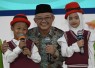 Mendikdasmen, Abdul Mu'ti, saat menjadi pembicara dalam Seminar Nasional Perlindungan Anak pada Puncak Peringatan Hari Anak Nasional 2026 di Kabupaten Sidoarjo, Jawa Timur, Sabtu (25/7).